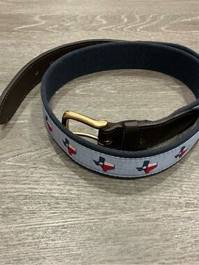 ♥️⚪️🔵TEXAS TX Vineyard Vines Belt Size 34 ♥️⚪️🔵